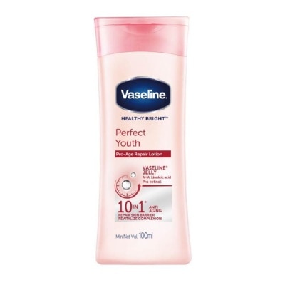 VASELINE Healthy Bright Perfect Youth Pro-Age Repair Body Lotion (10 in 1 Repair Skin Barrier Revitalize Complexion) 100ml