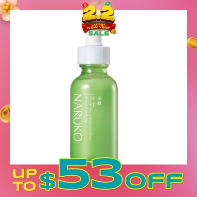 NARUKO Tea Tree Blemish Clear & Brightening Serum 30ml (Expiry: Aug`2026)