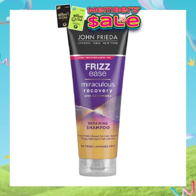 JOHN FRIEDA - Frizz Ease Miraculous Recovery with Ceramides Repairing Shampoo (For Frizzy Damaged Hair) 250ml