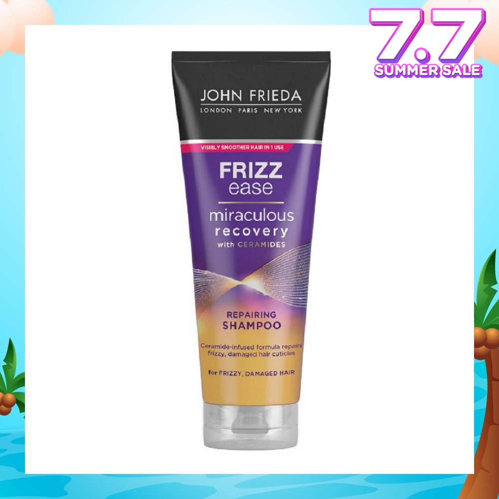 Frizz Ease Miraculous Recovery with Ceramides Repairing Shampoo (For Frizzy Damaged Hair) 250ml