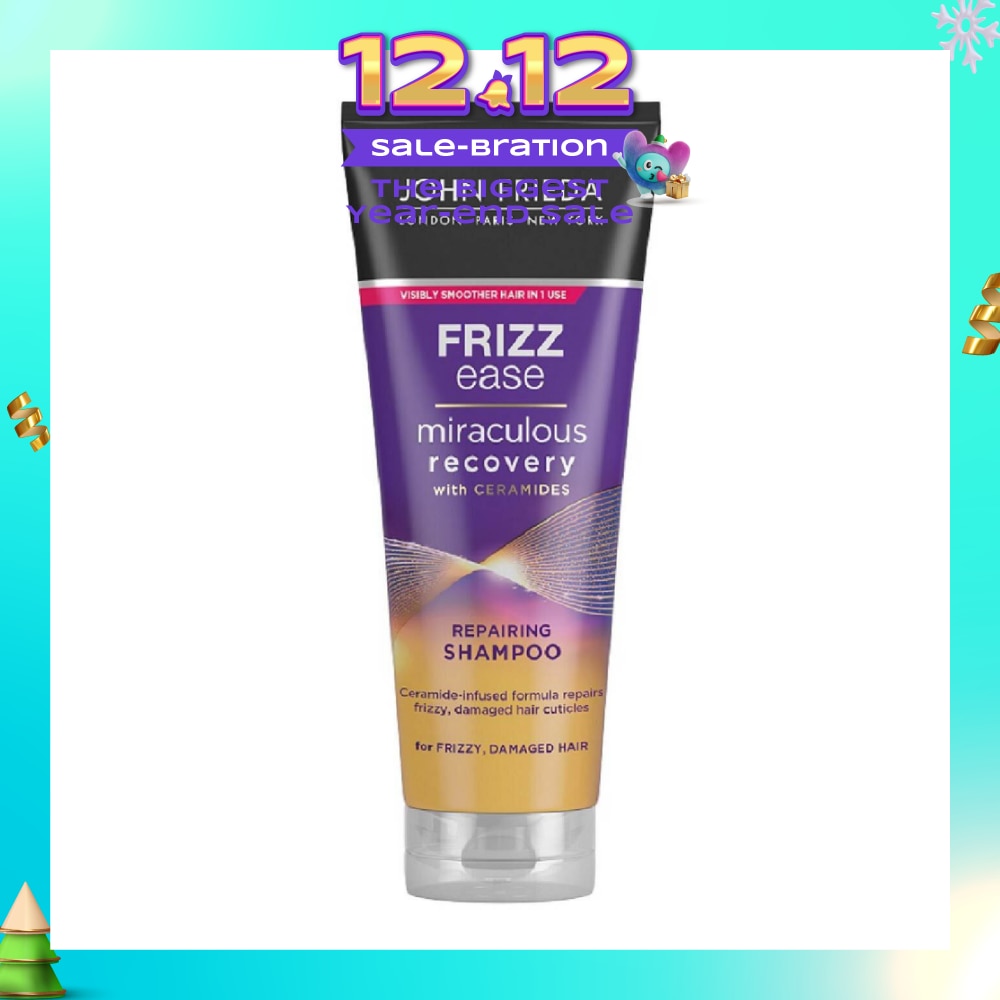 Frizz Ease Miraculous Recovery with Ceramides Repairing Shampoo (For Frizzy Damaged Hair) 250ml