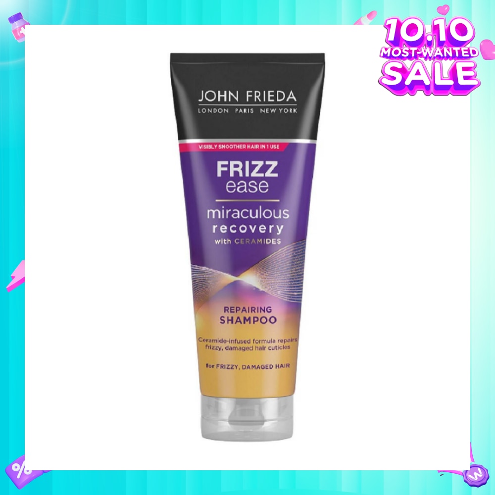 Frizz Ease Miraculous Recovery with Ceramides Repairing Shampoo (For Frizzy Damaged Hair) 250ml