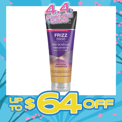 JOHN FRIEDA - Frizz Ease Miraculous Recovery with Ceramides Repairing Shampoo (For Frizzy Damaged Hair) 250ml