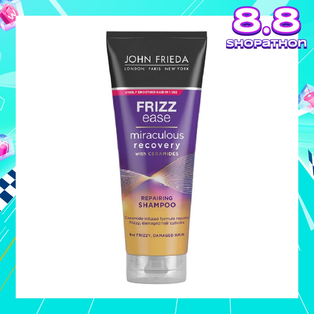 Frizz Ease Miraculous Recovery with Ceramides Repairing Shampoo (For Frizzy Damaged Hair) 250ml