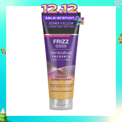 JOHN FRIEDA Frizz Ease Miraculous Recovery with Ceramides Repairing Conditioner (For Frizzy Damaged Hair) 250ml