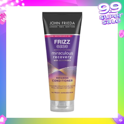JOHN FRIEDA Frizz Ease Miraculous Recovery with Ceramides Repairing Conditioner (For Frizzy Damaged Hair) 250ml