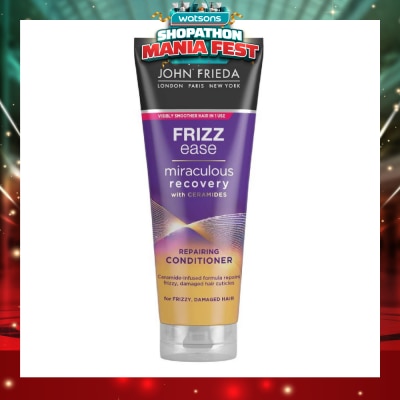 JOHN FRIEDA - Frizz Ease Miraculous Recovery with Ceramides Repairing Conditioner (For Frizzy Damaged Hair) 250ml