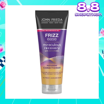 JOHN FRIEDA Frizz Ease Miraculous Recovery with Ceramides Repairing Conditioner (For Frizzy Damaged Hair) 250ml