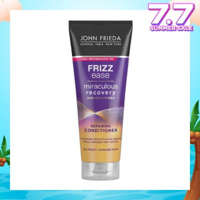 JOHN FRIEDA Frizz Ease Miraculous Recovery with Ceramides Repairing Conditioner (For Frizzy Damaged Hair) 250ml