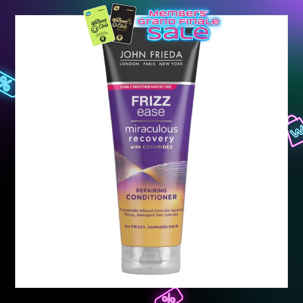 Frizz Ease Miraculous Recovery with Ceramides Repairing Conditioner (For Frizzy Damaged Hair) 250ml