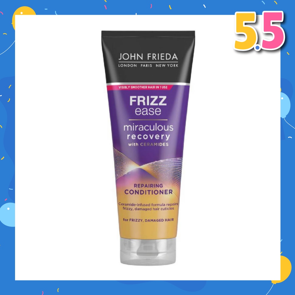 Frizz Ease Miraculous Recovery with Ceramides Repairing Conditioner (For Frizzy Damaged Hair) 250ml