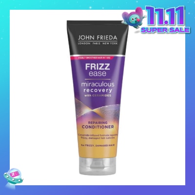JOHN FRIEDA Frizz Ease Miraculous Recovery with Ceramides Repairing Conditioner (For Frizzy Damaged Hair) 250ml