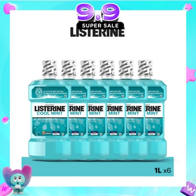 LISTERINE - Listerine Antiseptic Mouthwash Cool Mint  1L x 6s image