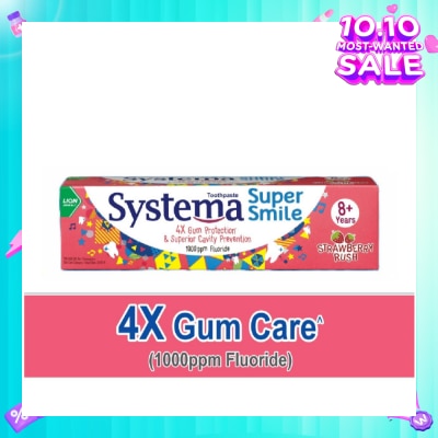 SYSTEMA Super Smile Toothpaste Strawberry Rush 60g