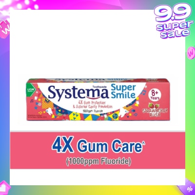 SYSTEMA Super Smile Toothpaste Strawberry Rush 60g