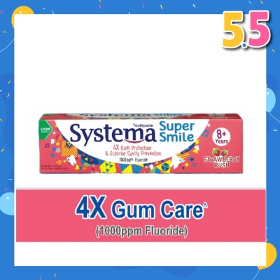 SYSTEMA Super Smile Toothpaste Strawberry Rush 60g
