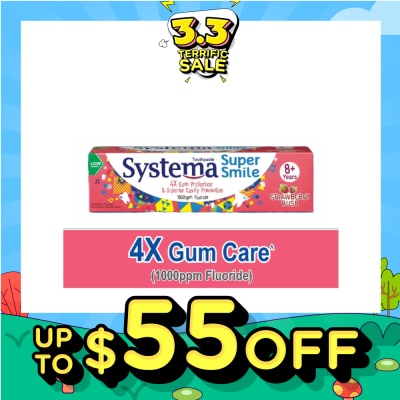 SYSTEMA Super Smile Toothpaste Strawberry Rush 60g
