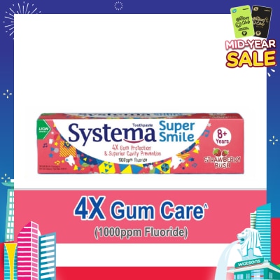 SYSTEMA Super Smile Toothpaste Strawberry Rush 60g
