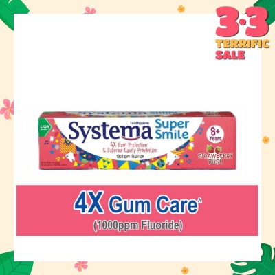 SYSTEMA Super Smile Toothpaste Strawberry Rush 60g