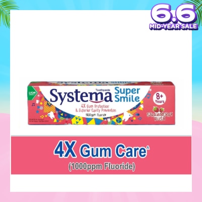 SYSTEMA Super Smile Toothpaste Strawberry Rush 60g