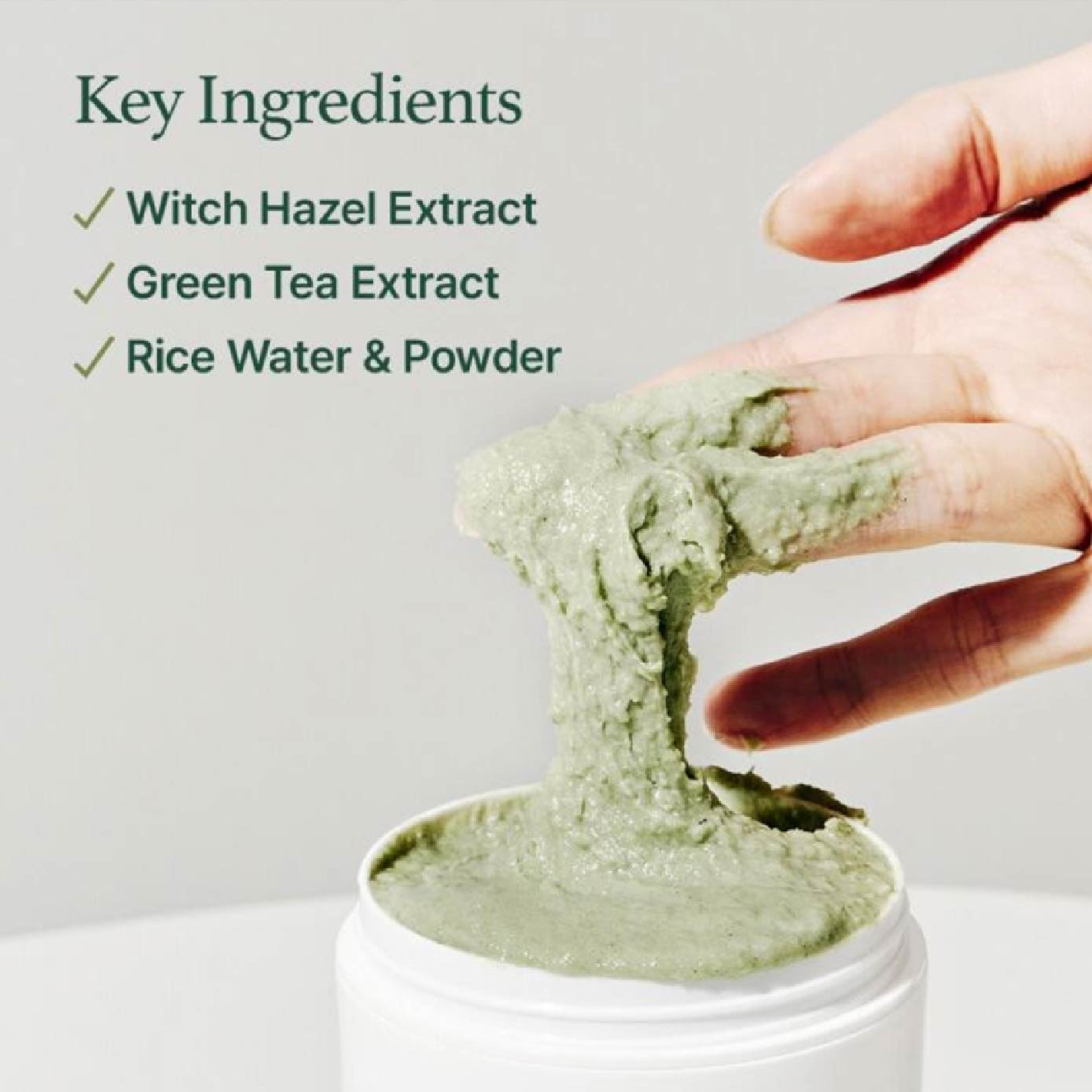 Rice Cake Mochi Soap Cleanser Fresh Green 120g