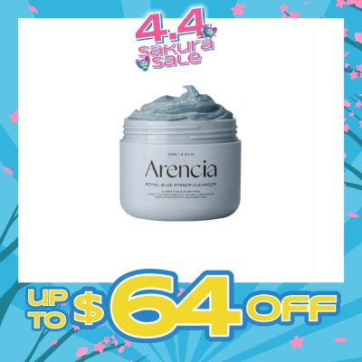 ARENCIA - Rice Cake Mochi Soap Cleanser Fresh Royal Blue Hyssop 120g