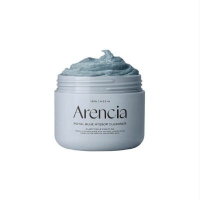 ARENCIA Rice Cake Mochi Soap Cleanser Fresh Royal Blue Hyssop 120g