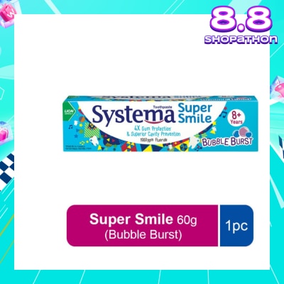 SYSTEMA Super Smile Toothpaste Bubble Burst 60g