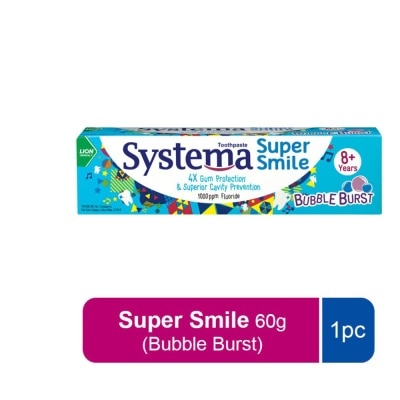 SYSTEMA Super Smile Toothpaste Bubble Burst 60g