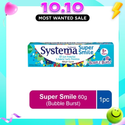 SYSTEMA Super Smile Toothpaste Bubble Burst 60g image