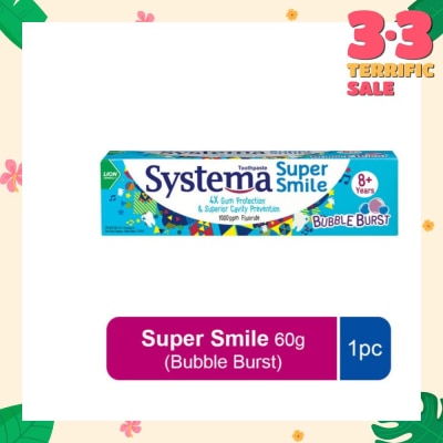 SYSTEMA Super Smile Toothpaste Bubble Burst 60g