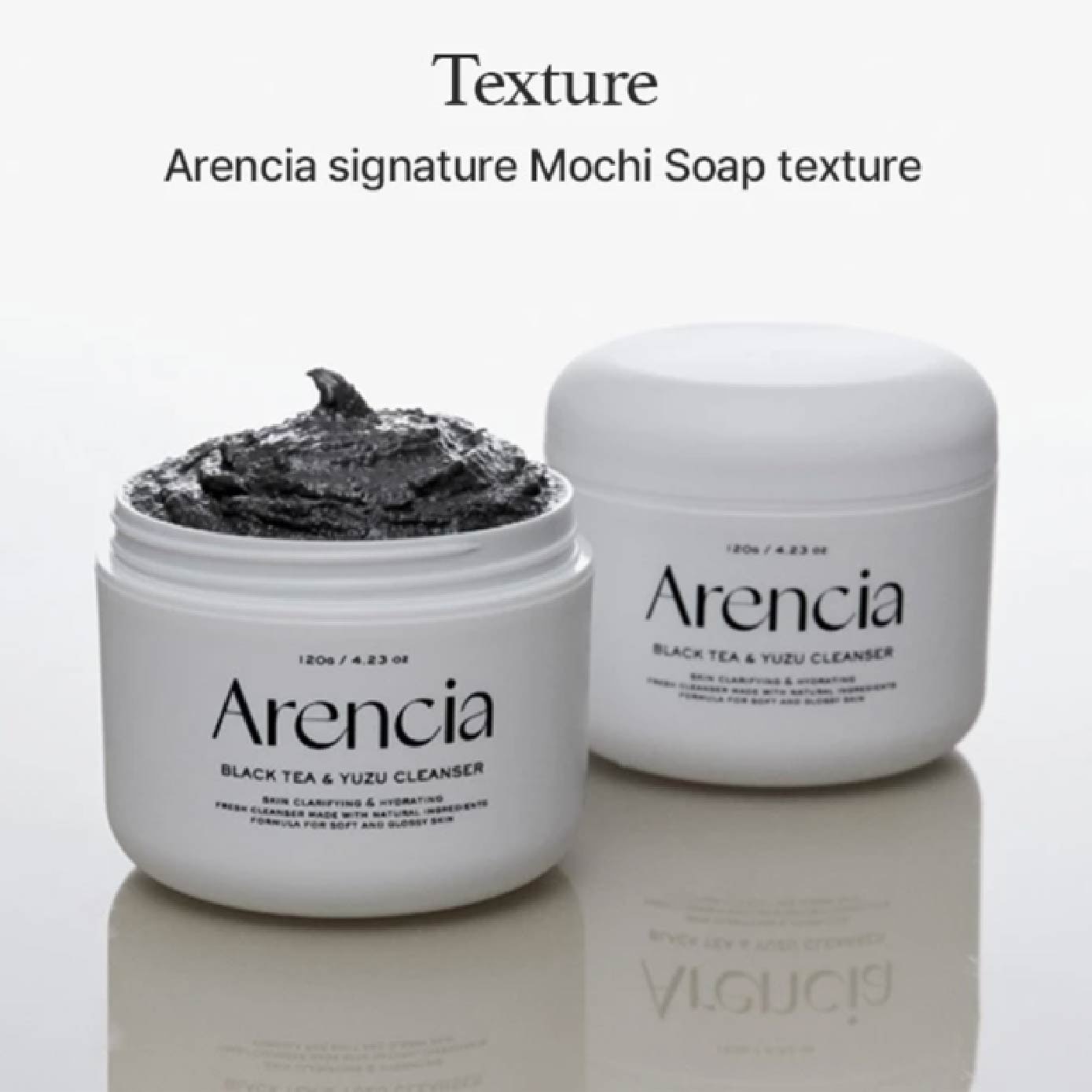 Rice Cake Mochi Soap Cleanser Black Tea & Yuzu 120g