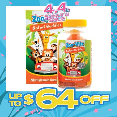 NATURE'S ESSENTIALS - Natures Essentials ZooVite Safari Buddies Multivitamin Gummies 60s