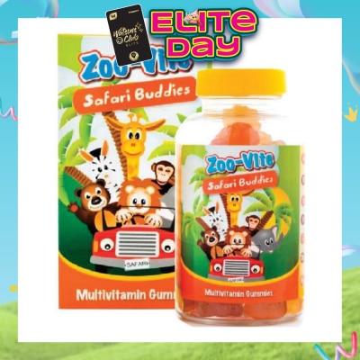 NATURE'S ESSENTIALS - Natures Essentials ZooVite Safari Buddies Multivitamin Gummies 60s