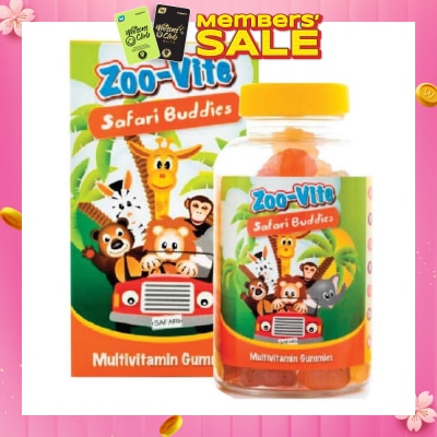 NATURE'S ESSENTIALS Natures Essentials ZooVite Safari Buddies Multivitamin Gummies 60s