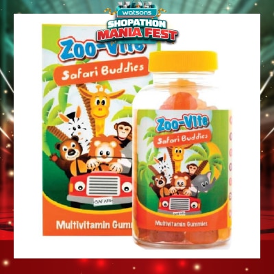 NATURE'S ESSENTIALS - Natures Essentials ZooVite Safari Buddies Multivitamin Gummies 60s