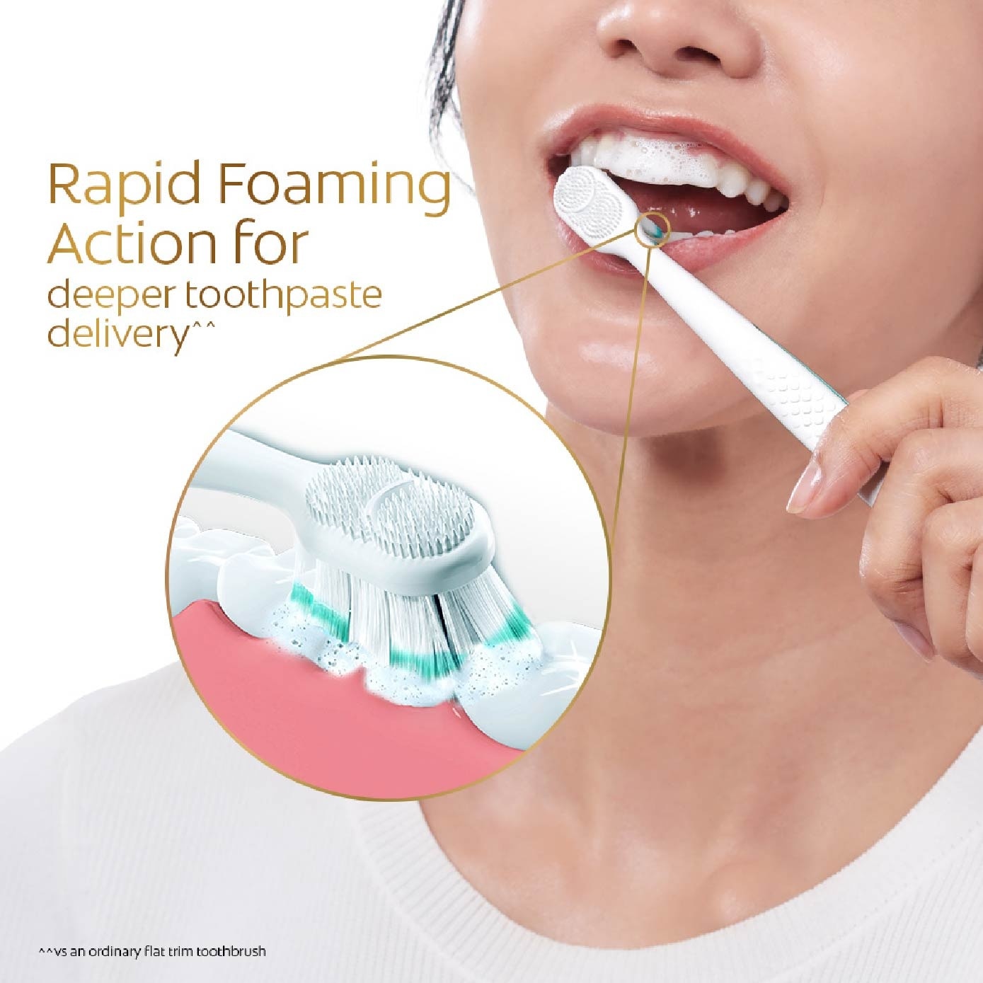 Total Foaming Clean Toothbrush 1s