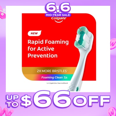 COLGATE - Total Foaming Clean Toothbrush 1s