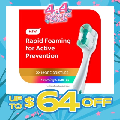 COLGATE - Total Foaming Clean Toothbrush 1s