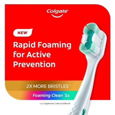 COLGATE Total Foaming Clean Toothbrush 1s
