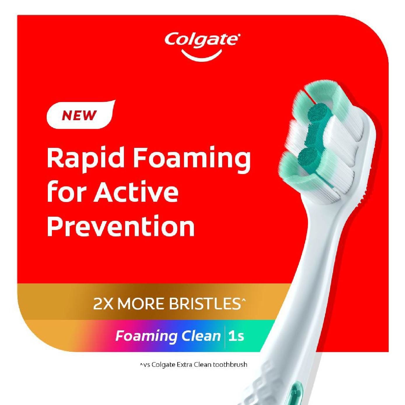 Total Foaming Clean Toothbrush 1s