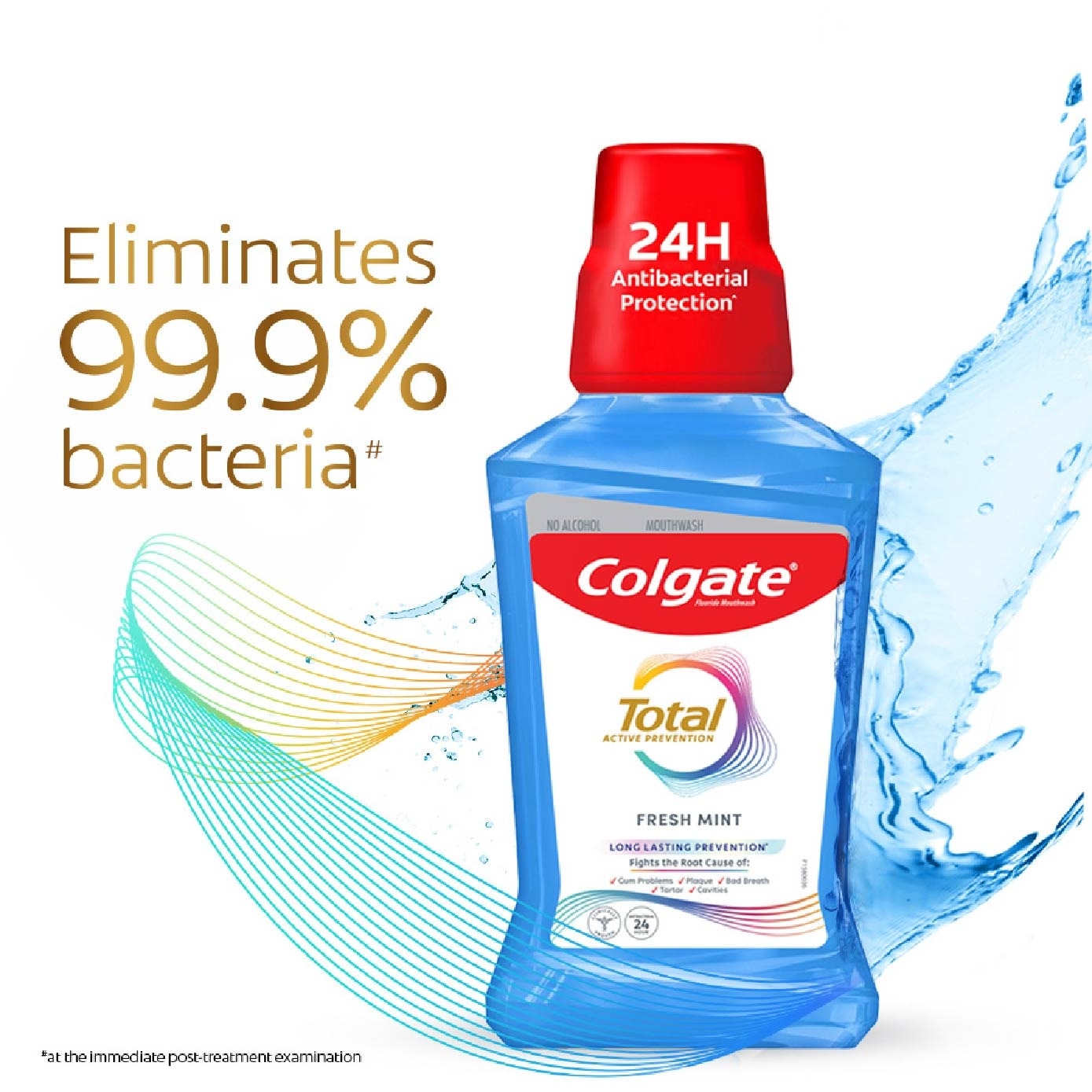 Total Active Prevention Mouthwash Fresh Mint 500ml