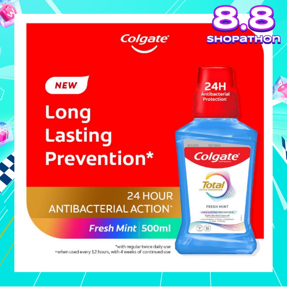 Total Active Prevention Mouthwash Fresh Mint 500ml