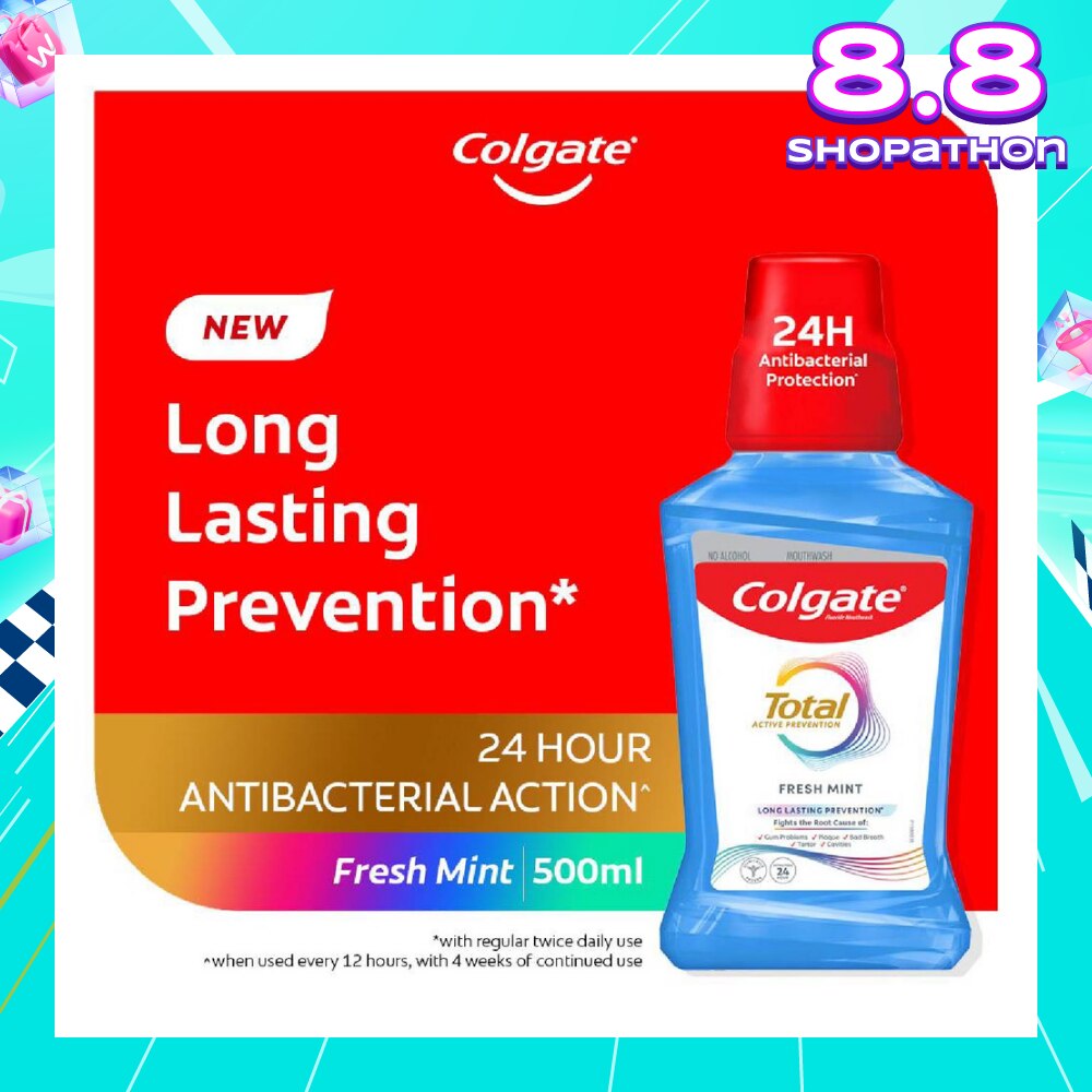 Total Active Prevention Mouthwash Fresh Mint 500ml
