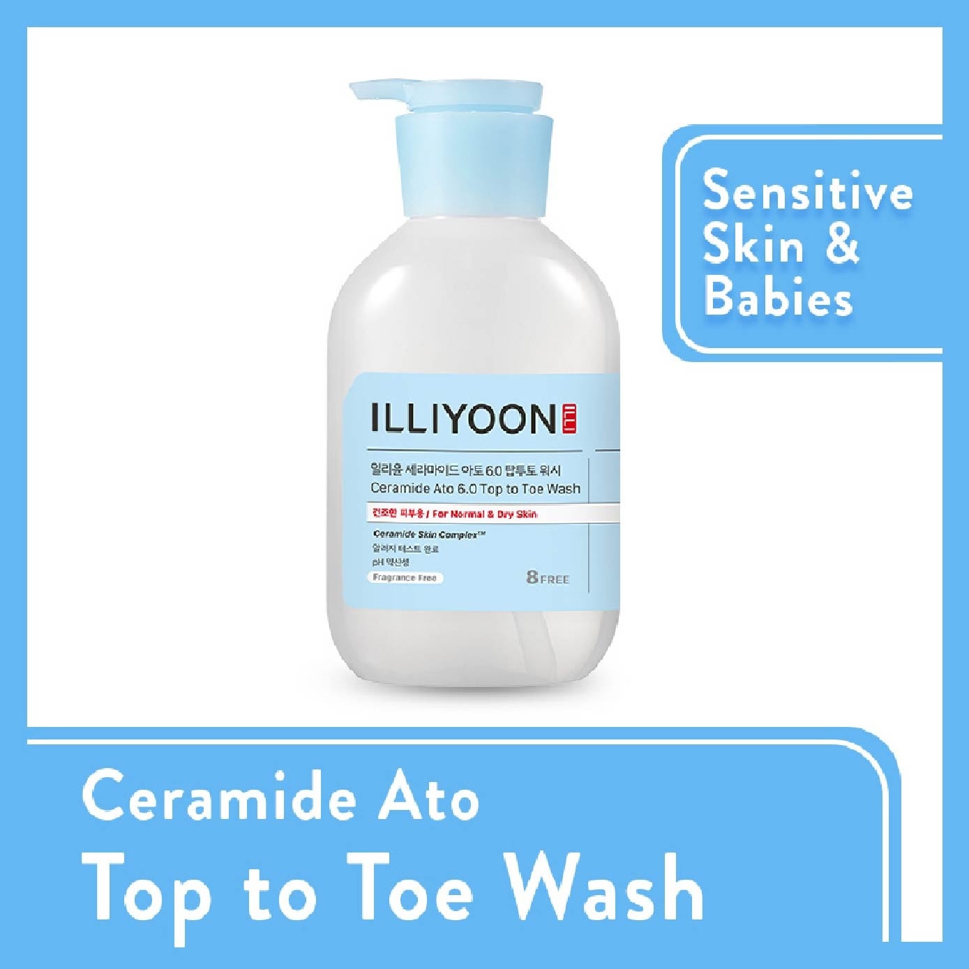 Ceramide Ato 6.0 Top To Toe Wash 500ml