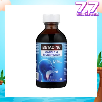 BETADINE® Gargle and Mouthwash 240ml