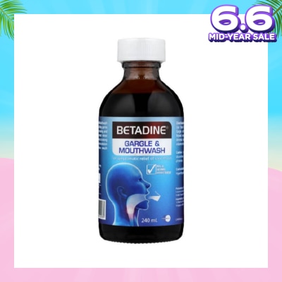BETADINE® Gargle and Mouthwash 240ml