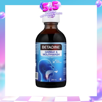 BETADINE® - Gargle and Mouthwash 240ml