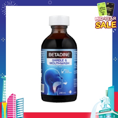 BETADINE® Gargle and Mouthwash 240ml