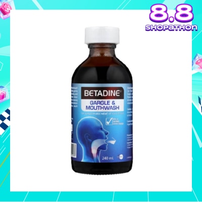 BETADINE® Gargle and Mouthwash 240ml